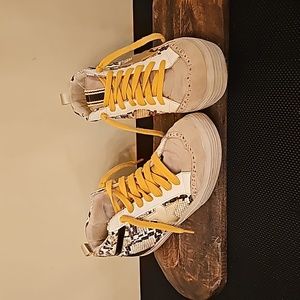 ShuShop Yellow and White Sneakers